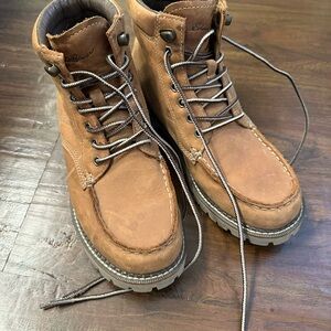 Eddie Bauer Women's Brown Lace Up Boots